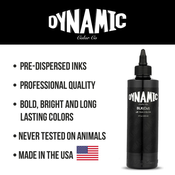 Dynamic Tattoo Ink - BLKout 8 oz