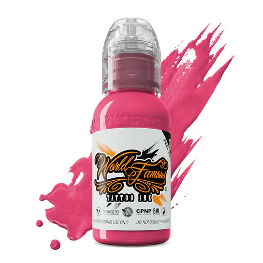 World Famous Tattoo Ink - Bali Pink 1 oz