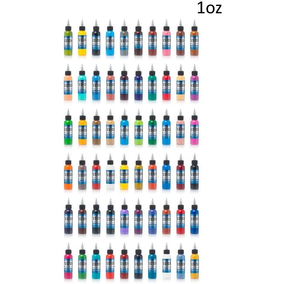 Fusion Ink - 60 Color Full Set 1 oz - TATX.comTATTOO INK