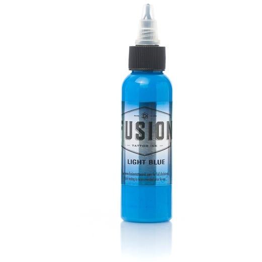 Fusion Ink - Color Light Blue 1 oz - TATX.comTATTOO INK