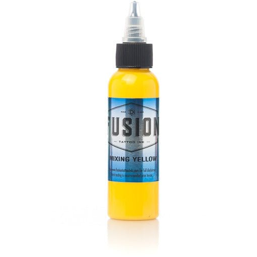 Fusion Ink - Color Mixing Yellow 1 oz - TATX.comTATTOO INK