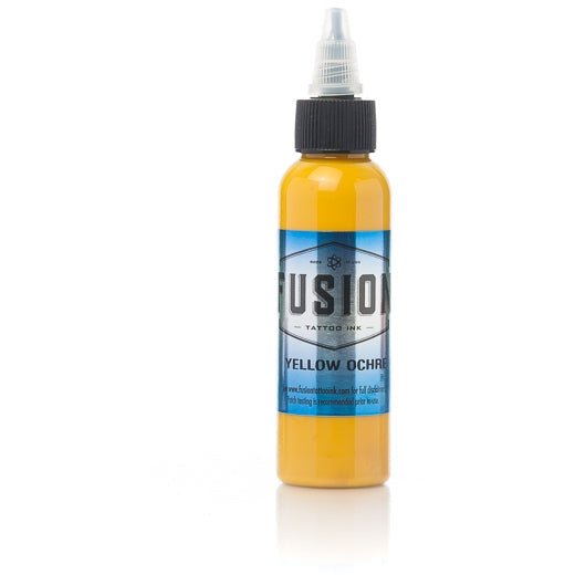 Fusion Ink - Color Yellow Ochre 1 oz - TATX.comTATTOO INK