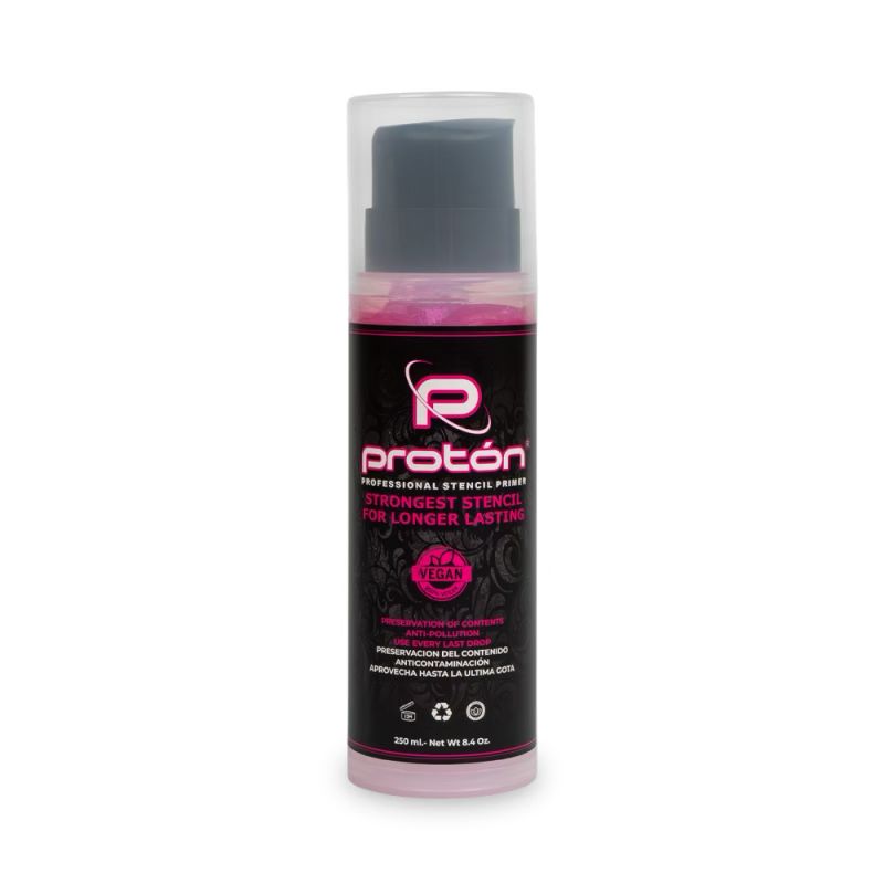 Proton Professional Stencil Primer AIRLESS SYSTEM - Pink 8oz (250ml)
