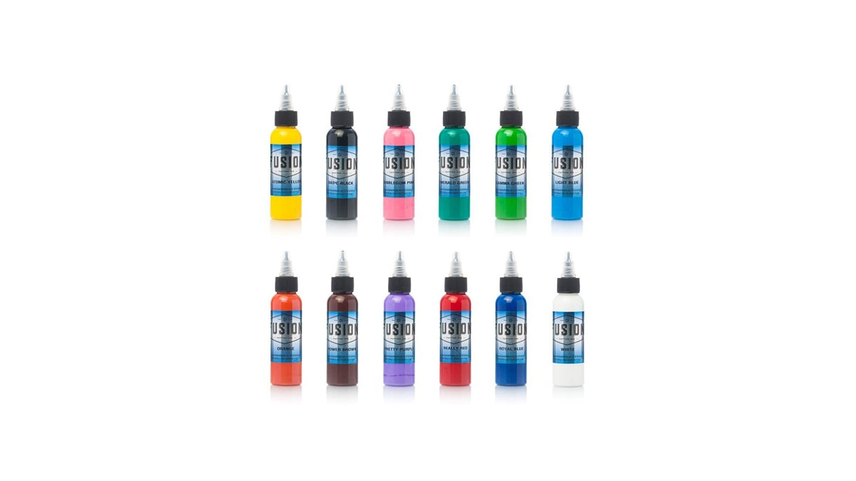 Fusion Ink - Sample Pack 12 - Color Set