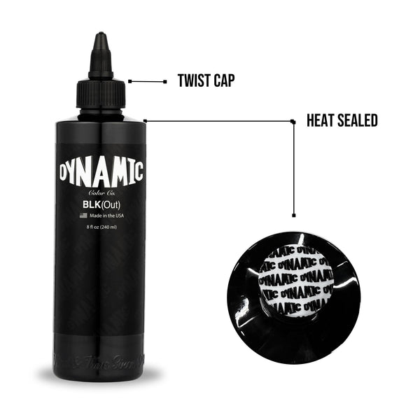 Dynamic Tattoo Ink - BLKout 8 oz