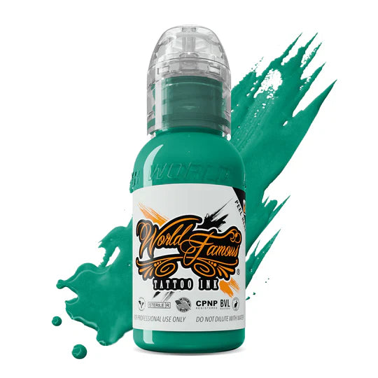 World Famous Tattoo Ink - Caribbean Sea 1 oz