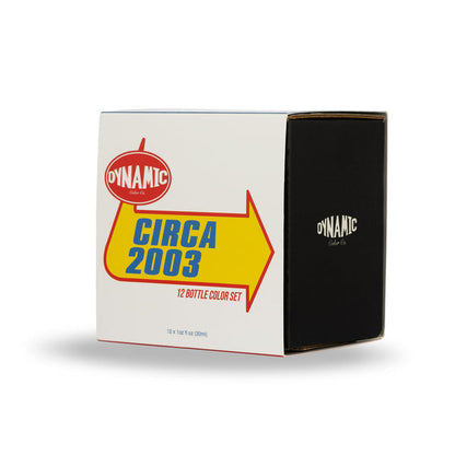 Dynamic Circa 2003 Tattoo Ink 12 Color Set - 1 oz