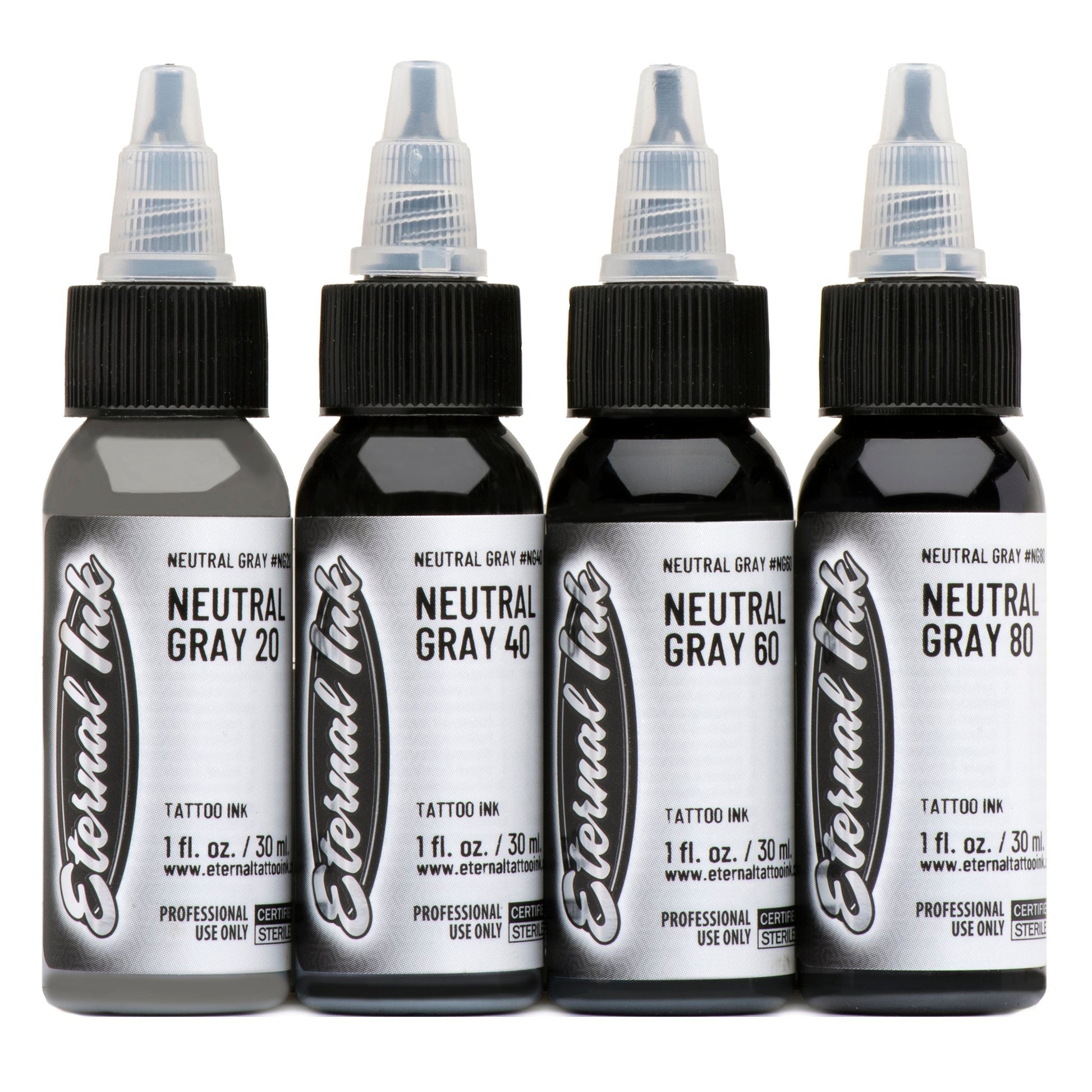 Eternal Ink Neutral Gray Ink Set - 4 Bottles