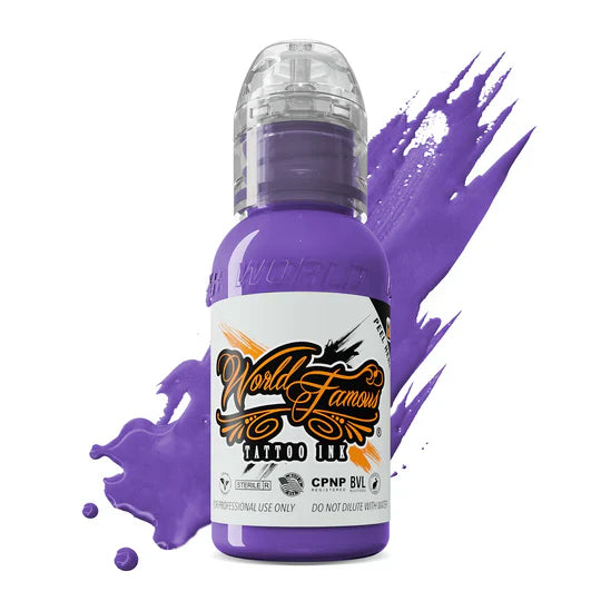 World Famous Tattoo Ink - Galaxy Purple 1 oz
