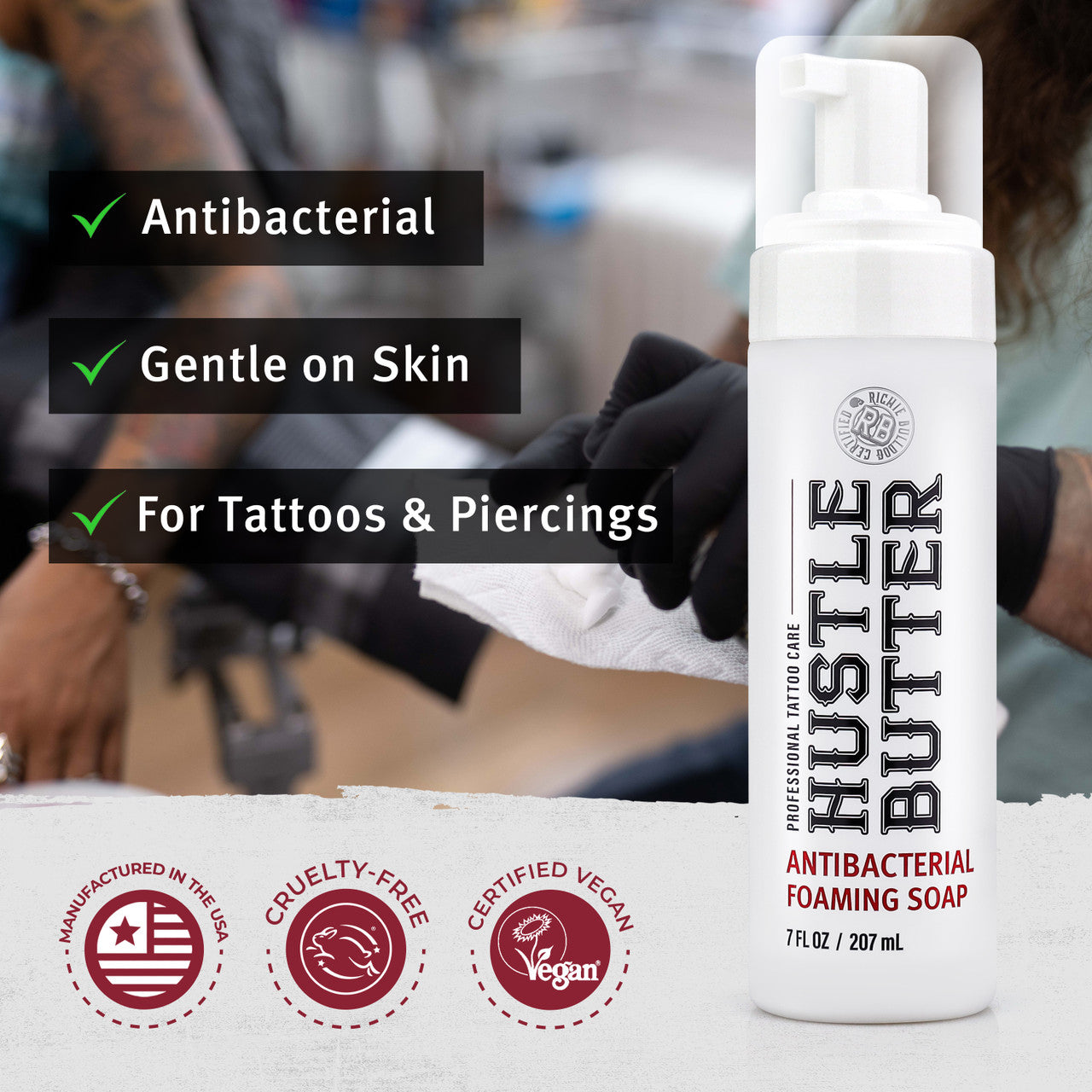 Hustle Bubbles Foamer Antimicrobial Soap