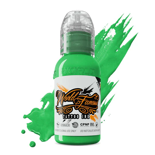 World Famous Tattoo Ink - Mint Green 1 oz