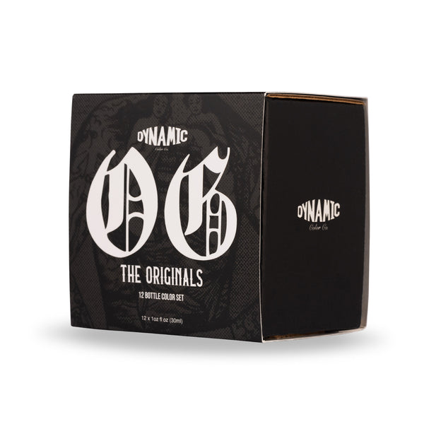 Dynamic OG Tattoo Ink 12 Color Set 1 oz Bottles