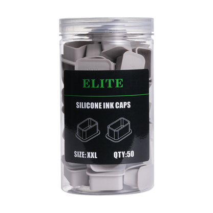 ELITE Silicone Ink Caps XXL - Rectangle Shape