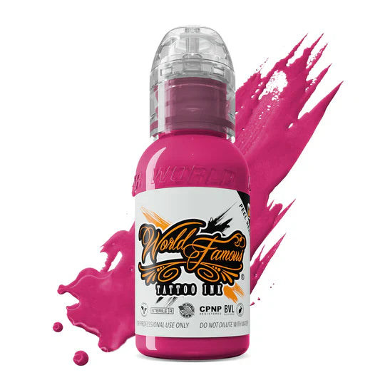 World Famous Tattoo Ink - Strawberry 1 oz