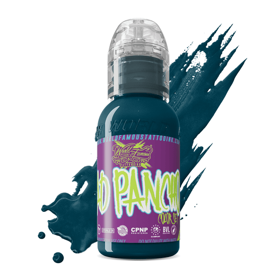 World Famous Tattoo Ink - 16 Colors A.D. Pancho Proteam Set - 1oz