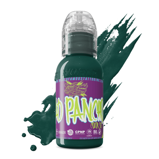 World Famous Tattoo Ink - 16 Colors A.D. Pancho Proteam Set - 1oz