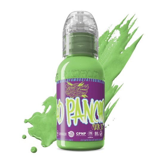 World Famous Tattoo Ink - 16 Colors A.D. Pancho Proteam Set - 1oz