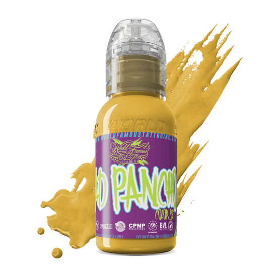 World Famous Tattoo Ink - 16 Colors A.D. Pancho Proteam Set - 1oz