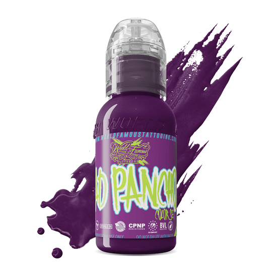 World Famous Tattoo Ink - 16 Colors A.D. Pancho Proteam Set - 1oz