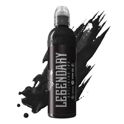 World Famous Tattoo Ink - Legendary Outlining Black 1 oz