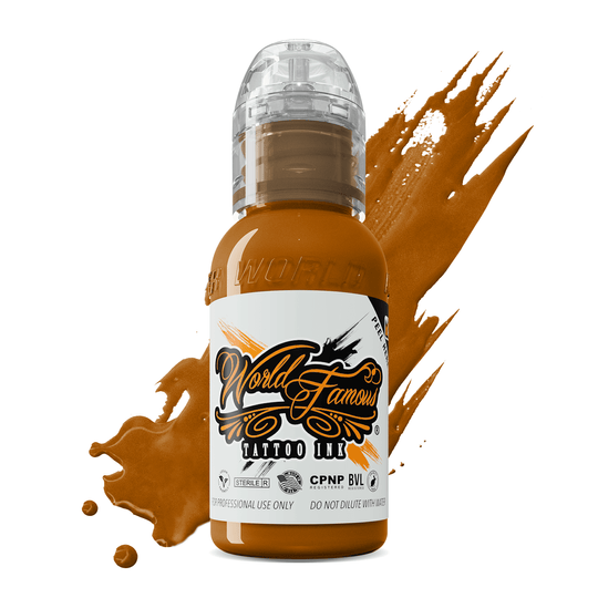 World Famous Tattoo Ink - Caramel 1 oz