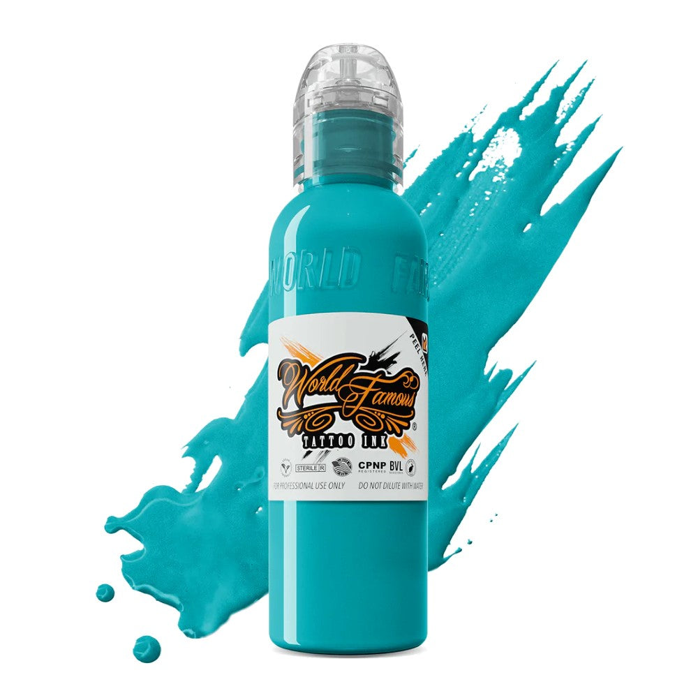 World Famous Tattoo Ink - Miami Blue 1 oz