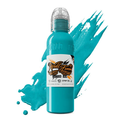 World Famous Tattoo Ink - Miami Blue 1 oz