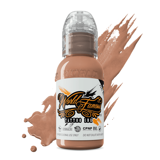 World Famous Tattoo Ink - Pink Ribbon Set 16 Bottles