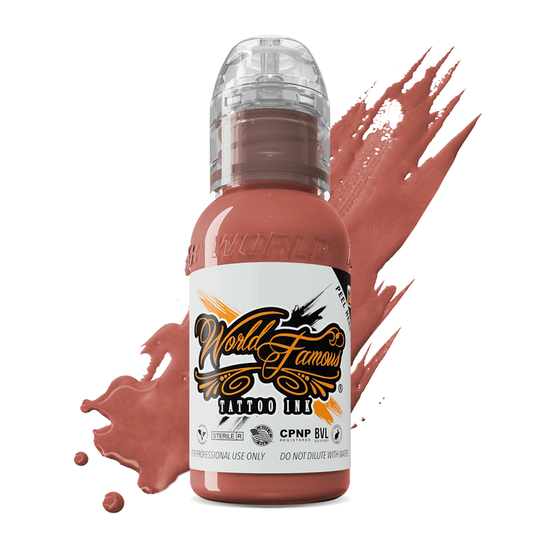 World Famous Tattoo Ink - Pink Ribbon Set 16 Bottles
