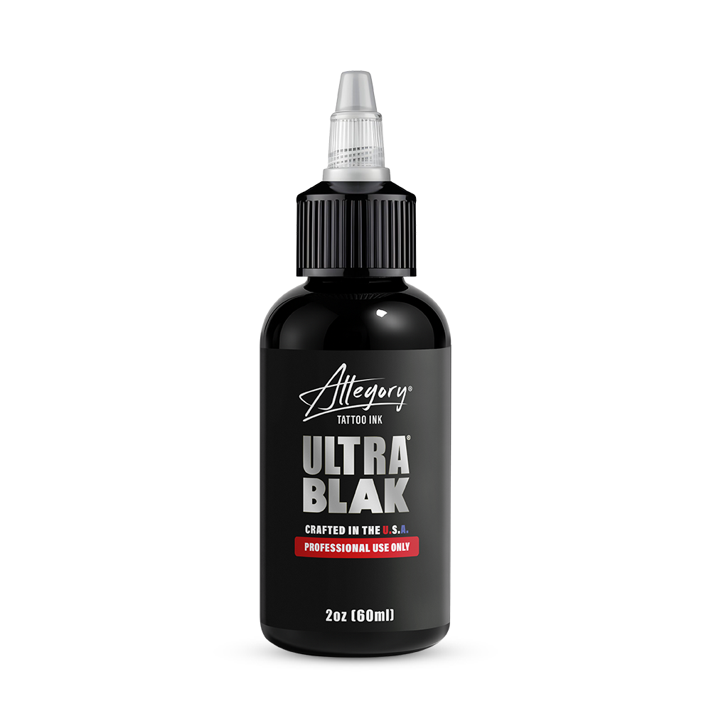 Allegory Ultra Blak Tattoo Ink - The Most Concentrate Formula