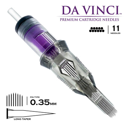 Bishop - 11CM LT #12 (0.35mm) - 20pc - Curved Magnum Tattoo Cartridges