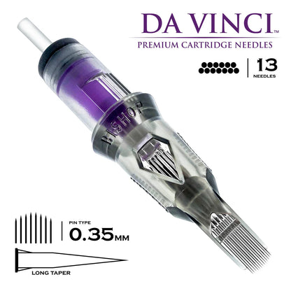 Bishop - 13CM LT #12 (0.35mm) - 20pc - Curved Magnum Tattoo Cartridges