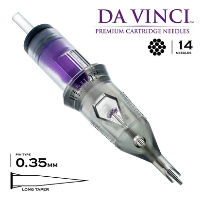 Bishop - 14RL LT #12 (0.35mm) - 20pc - Round Liner Tattoo Cartridges