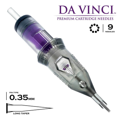 Bishop - 9RS LT #12 (0.35mm) - 20pc - Round Shader Tattoo Cartridges