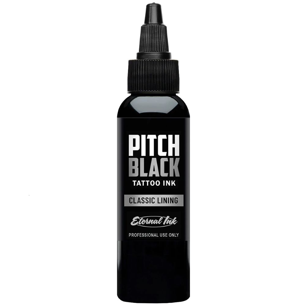 Eternal Tattoo Ink -  Pitch Black - Classic Lining - 1 oz