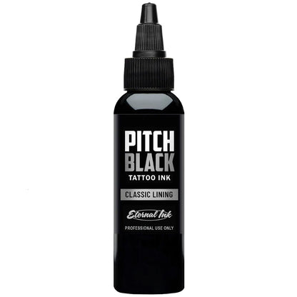 Eternal Tattoo Ink -  Pitch Black - Classic Lining - 1 oz