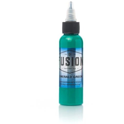 Fusion Ink - Color Emerald Green 1 oz - TATX.comTATTOO INK