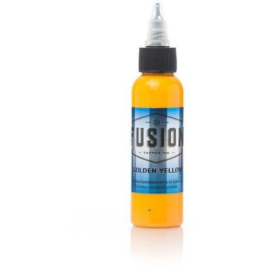 Fusion Ink - Color Golden Yellow 1 oz - TATX.comTATTOO INK