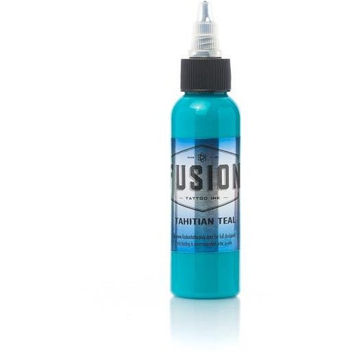 Fusion Ink - Color Tahitian Teal 1 oz - TATX.comTATTOO INK