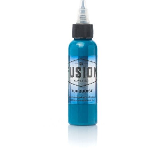 Fusion Ink - Color Turquoise 1 oz - TATX.comTATTOO INK