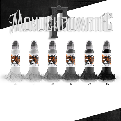 World Famous Tattoo Ink - Poch Mono Chromatic Set 1 oz
