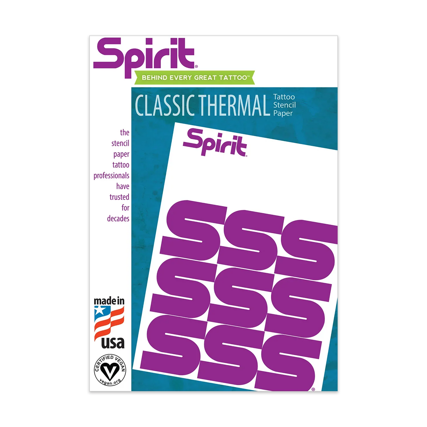 Thermal Stencil Paper By Spirit 8.5 X 11 (box of 100 sheets)
