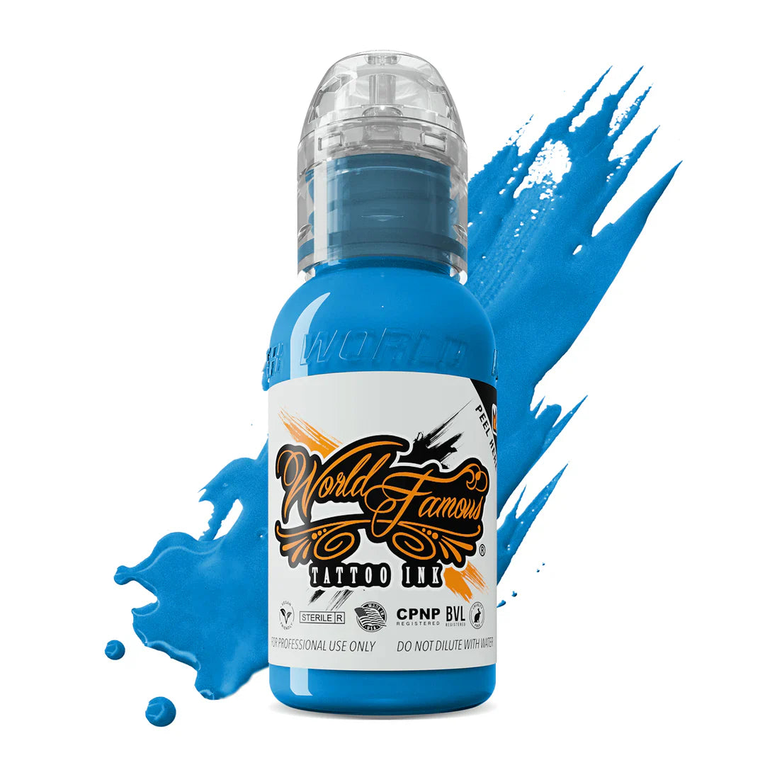 World Famous Tattoo Ink - Donatello Blue 1 oz