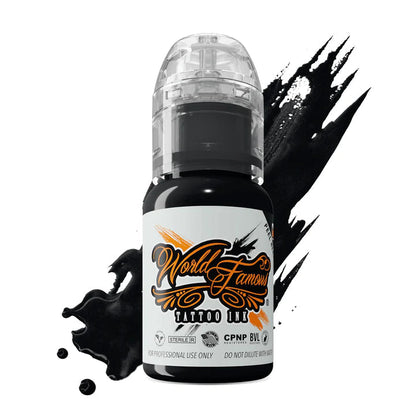 World Famous Tattoo Ink - True Black 1 oz