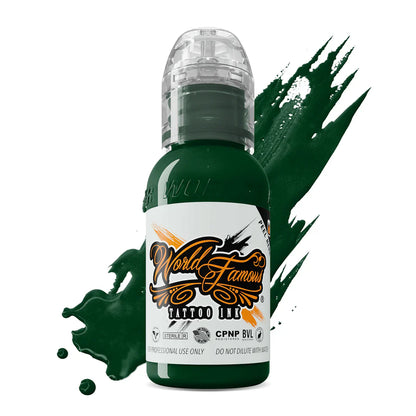 World Famous Tattoo Ink - Vegas Green 1 oz