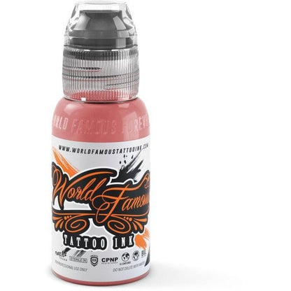 World Famous Tattoo Ink - Pink Ribbon Warm Peach 1 oz