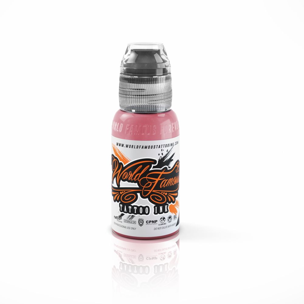 World Famous Tattoo Ink - Prince Albert Pink 1 oz